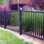 Black Alum Fence 2